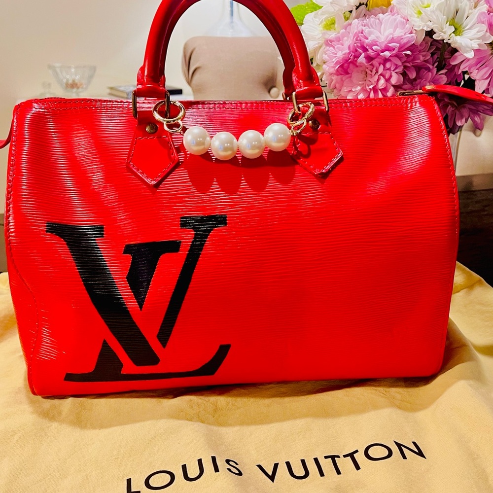 Louis Vuitton Custom Epi Speedy 30